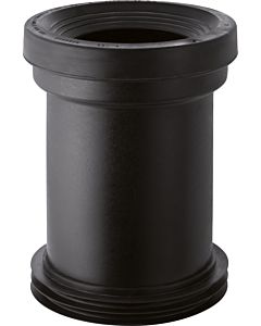 Geberit connection spigot 152400161 Ø 110 mm, with sleeve / lip seal, PE-HD, black