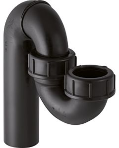 Geberit pipe bend odor trap 152038161 DN 50/50, inlet / outlet vertical, PE-HD, black