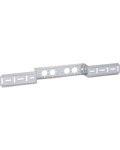 Geberit mounting plate 601732001 offset, single, galvanized, for two fittings connections 73 / 153mm