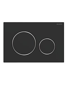 Geberit Sigma20 Betätigungsplatte 115882141 Platte und Tasten schwarz matt lackiert