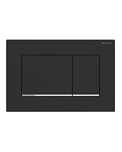 Geberit Sigma30 Betätigungsplatte 115883141 schwarz matt lackiert, hochglanz verchromt
