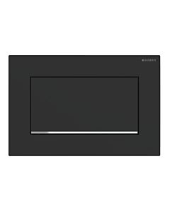 Geberit Sigma30 Betätigungsplatte 115893141 schwarz matt lackiert, hochglanz verchromt