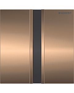 Geberit infrared urinal control Typ 50 116036QB1 with electronic flush actuation, battery operation, brushed / rose gold