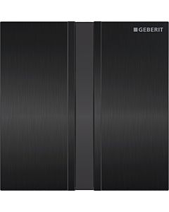 Geberit commande d&#39;urinoir infrarouge Typ 50 116036QD1 avec commande électronique de rinçage, fonctionnement sur batterie, chrome brossé / noir