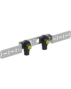 Geberit Mepla connection bracket 601781005 Ø 16mmxRp 1 / 2x52mm, red brass, 90 degrees, double, pre-assembled
