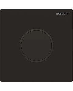 Geberit infrared urinal control 116025161 Mains operation, cover plate, die-cast zinc, black matt plate, black ring