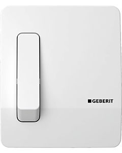 Geberit manual release, pneumatic 115558111 for urinal cover plate. white alpine