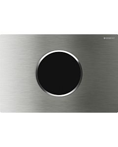 Geberit WC control 115906SN6 Mains operation, dual flush, screwable, brushed stainless steel