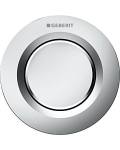 Geberit WC control Typ 01 116040461 pneumatic, plastic, 2000 flushing, flush button, matt chrome-plated