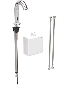 Geberit Piave infrared basin mixer 116164211 standing installation, battery operation, Piave -mounted function box, high-gloss chrome-plated, with mixer