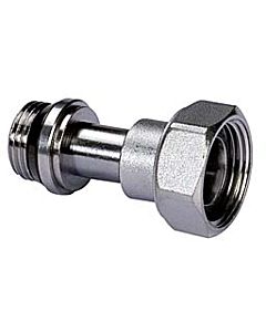 Opal compensating sleeve R173X032 chrome-plated brass, 3/8 &quot;, self-sealing, with union nut