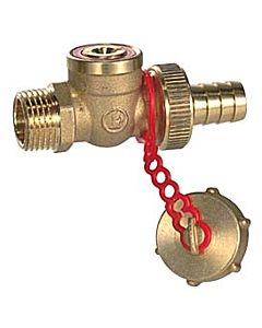 KFE ball valve Euro R608Y014 3/4&quot; with hose 2000 /2&quot;
