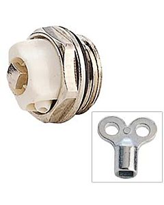 Bathroom Radiators vent valve 2000 /2&quot; external thread, brass chrome