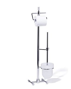 Giese WC Garnitur 1573002 mit Papierhalter ohne Deckel, mit Bürstengarnitur