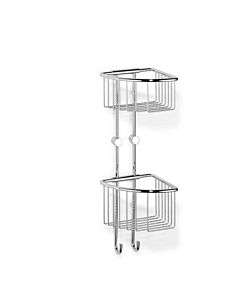 Giese twin set shower basket 3002002 can be removed without tools, 2 hooks, 2 baskets