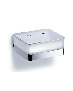 Giese WC -Uno wet paper container 3177102 chrome, satined crystal glass