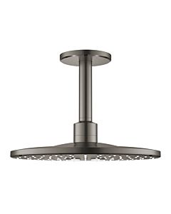 Grohe Rainshower overhead Grohe Rainshower 26477AL0 brushed hard graphite, with ceiling outlet 142mm, 2 types of steel