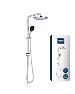 Grohe Vitalio Start System 250 Flex shower system 26680001 with diverter for wall mounting chrome