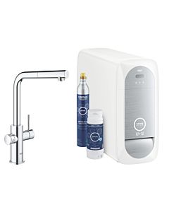 Grohe Blue Home Starter Kit 31539000 chrome, L-spout, pull-out spray