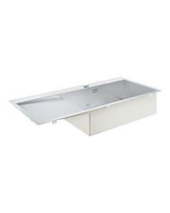 Grohe Spülbecken 31582SD1 116x52cm, stainless steel, with drainer, rh, can be installed on the right