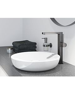 Grohe Plus mitigeur lavabo 32618AL3 taille XL, corps lisse, pour vasques à poser, graphite dur brossé
