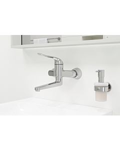 Grohe wall-mounted, single lever basin mixer 32773000 Euroeco Special, chrome, 256 mm projection