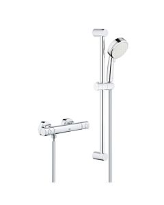 Grohe Grohtherm 800 Cosmopolitan shower thermostat 34768000 chrome, DN 15, with shower set