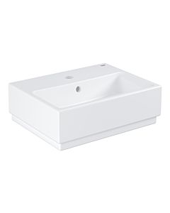 Grohe Cube Céramique lave-mains 3948300H 45cm, 1 trou pour robinet avec trop-plein, montage mural, blanc alpin PureGuard