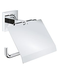 Grohe start Cube toilet roll holder 41102000 chrome, with lid