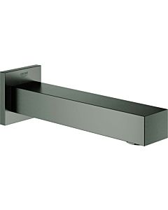 Grohe Eurocube bath spout 13303AL0 brushed hard graphite, projection 17 cm, wall mounting