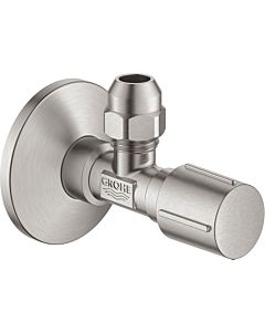 Grohe angle valve 22039DC0 supersteel, DN 15, self-sealing connection thread