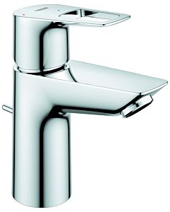 Grohe BauLoop basin mixer 22054001 2000 /2&quot;, S-Size, with waste set, temperature limiter, chrome