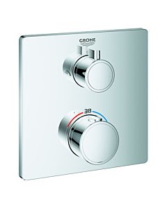 Grohe Grohtherm Grohe 24079000 Grohe concealed shower thermostat with 2-way diverter