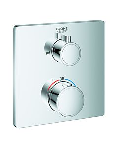 Grohe Grohtherm Grohe 24080000 Grohe concealed bath thermostat with 2-way diverter