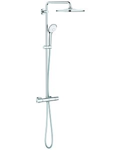 Grohe Euphoria shower system 26075001 exposed thermostat, wall mounting, chrome