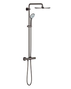 Grohe Euphoria XXL 310 shower system 26075A00 with safety mixer for wall mounting, hard graphite
