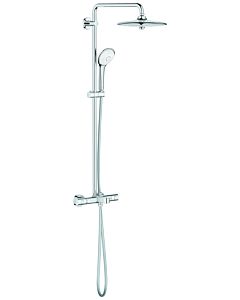 Grohe Euphoria shower system 26114002 exposed thermostatic bath mixer, wall mounting, chrome
