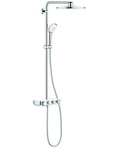 Grohe Euphoria shower system 26507LS0 surface-mounted thermostat, shower arm 450mm, moon white