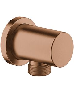 Grohe Rainshower wall connection elbow 27057DL0 brushed warm sunset, round rose, DN 15
