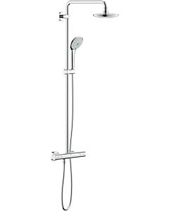 Grohe Euphoria 180 shower system 27296001 chrome, thermostatic mixer for wall mounting