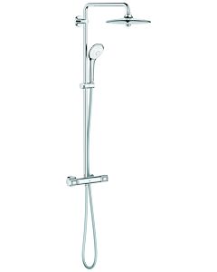 Grohe Euphoria shower system 27296003 exposed thermostat, wall mounting, chrome