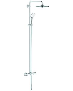 Grohe Euphoria shower system 27475002 exposed thermostatic bath mixer, wall mounting, chrome