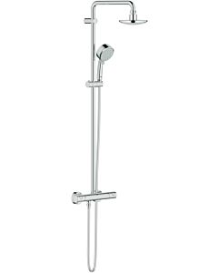 Grohe Tempesta Cosmopolitan showersystem  27922000 chrome, wall-mount thermostat