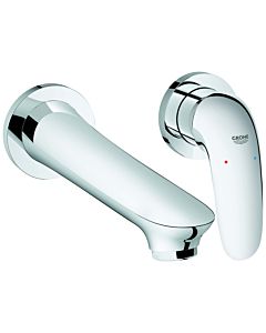 Grohe Eurostyle wall-mounted basin mixer 29097003 chrome, handle closed, projection 203mm