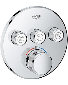 Grohe Grohtherm Smartcontrol Thermostat 29121000 mit 3 Absperrventilen, chrom