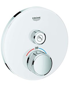 Grohe Grohtherm Smartcontrol Brausethermostat 29150LS0, moon white, 1 Absperrventil