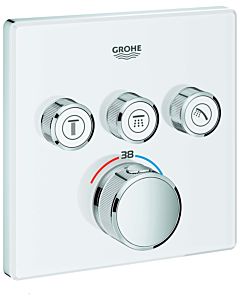 Grohe Grotherm Smartcontrol Brausethermostat 29157LS0, moon white, 3 Absperrventile