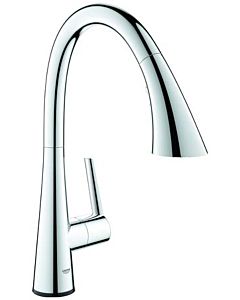 Grohe Zedra Grohe Zedra 30219002 chrome, pull-out shower, electronic, battery power supply