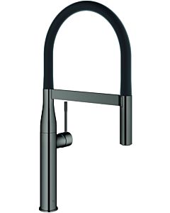 Grohe Essence Single-lever sink mixer 30294A00 hard graphite, professional pull-out spray