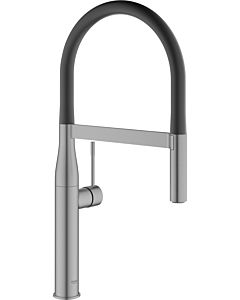 Grohe Essence single-lever sink mixer 30294AL0 brushed hard graphite, pull-out professional spray